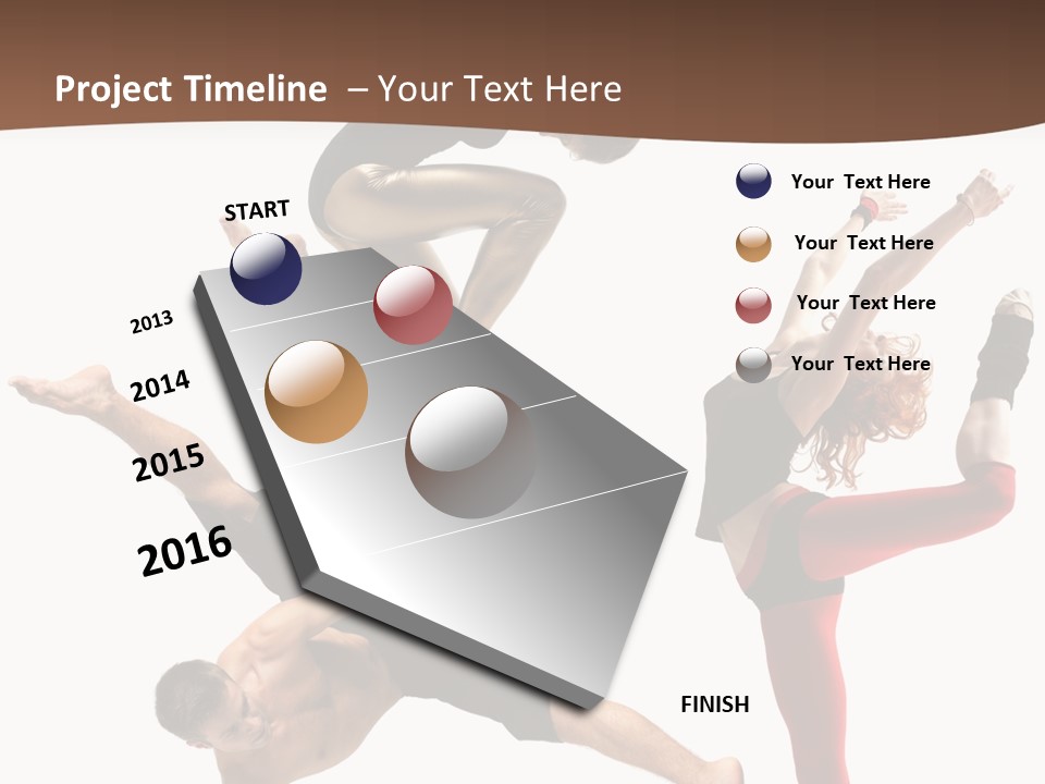 Sporty Temptation Fitness PowerPoint Template