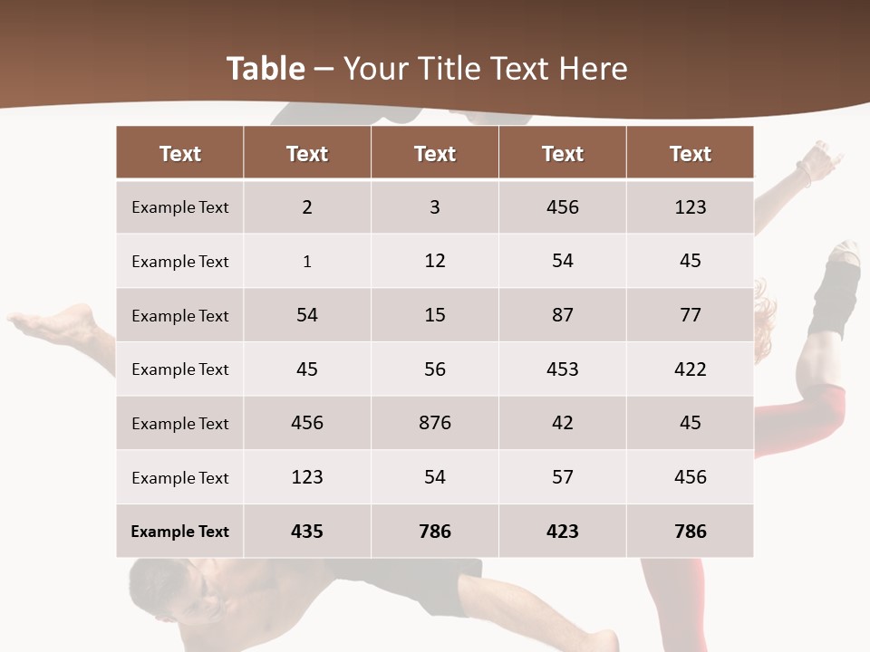 Sporty Temptation Fitness PowerPoint Template