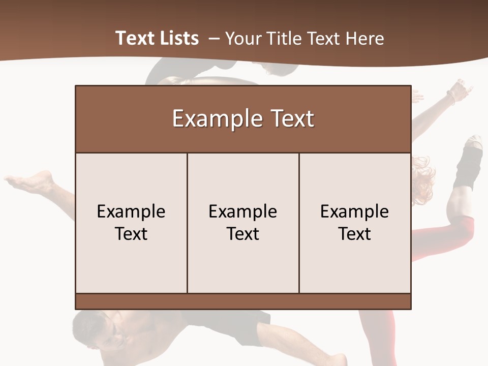 Sporty Temptation Fitness PowerPoint Template