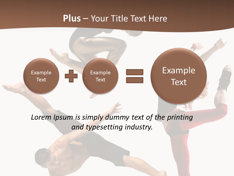 Sporty Temptation Fitness PowerPoint Template