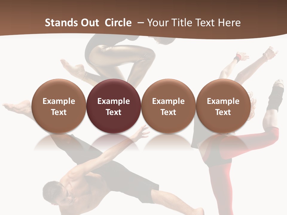 Sporty Temptation Fitness PowerPoint Template