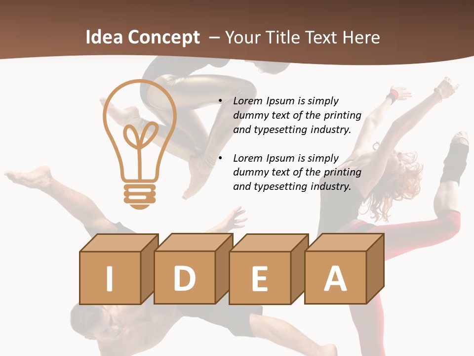 Sporty Temptation Fitness PowerPoint Template