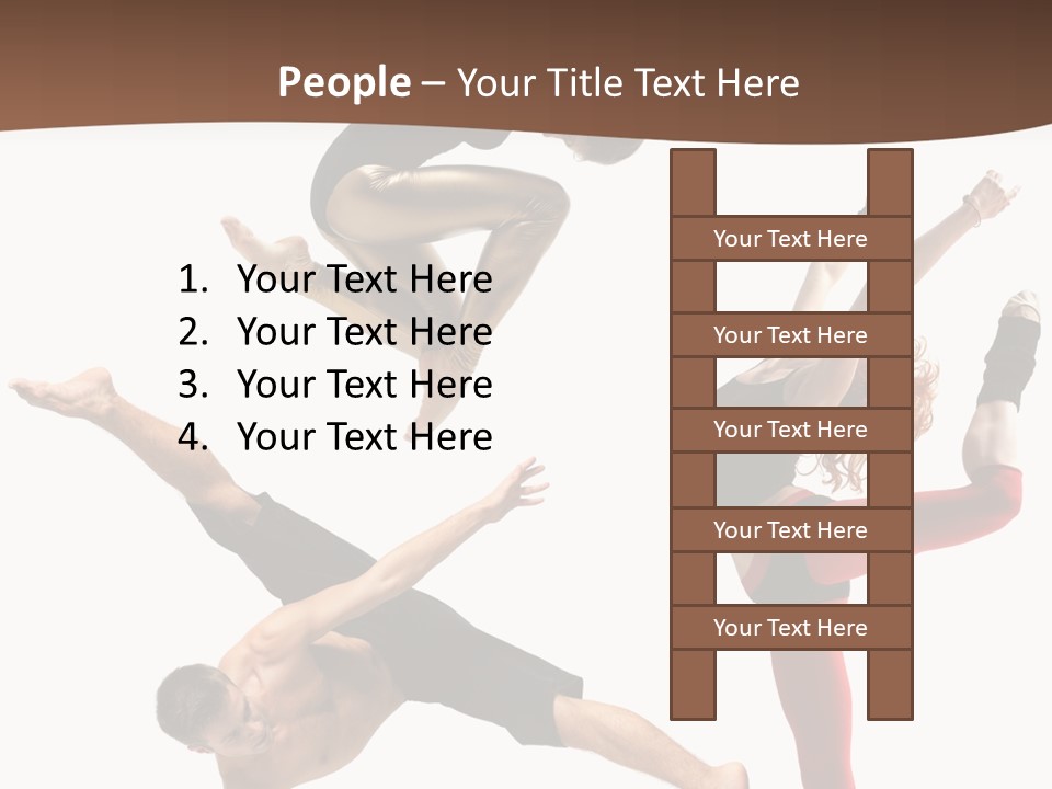 Sporty Temptation Fitness PowerPoint Template