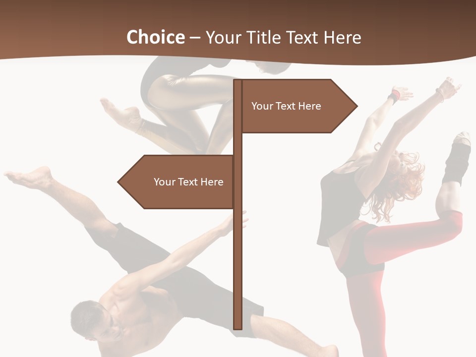 Sporty Temptation Fitness PowerPoint Template