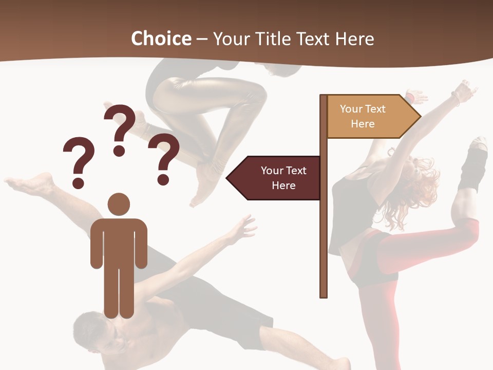 Sporty Temptation Fitness PowerPoint Template