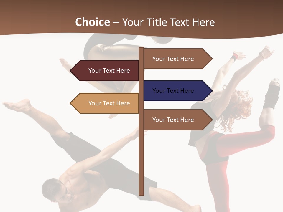 Sporty Temptation Fitness PowerPoint Template