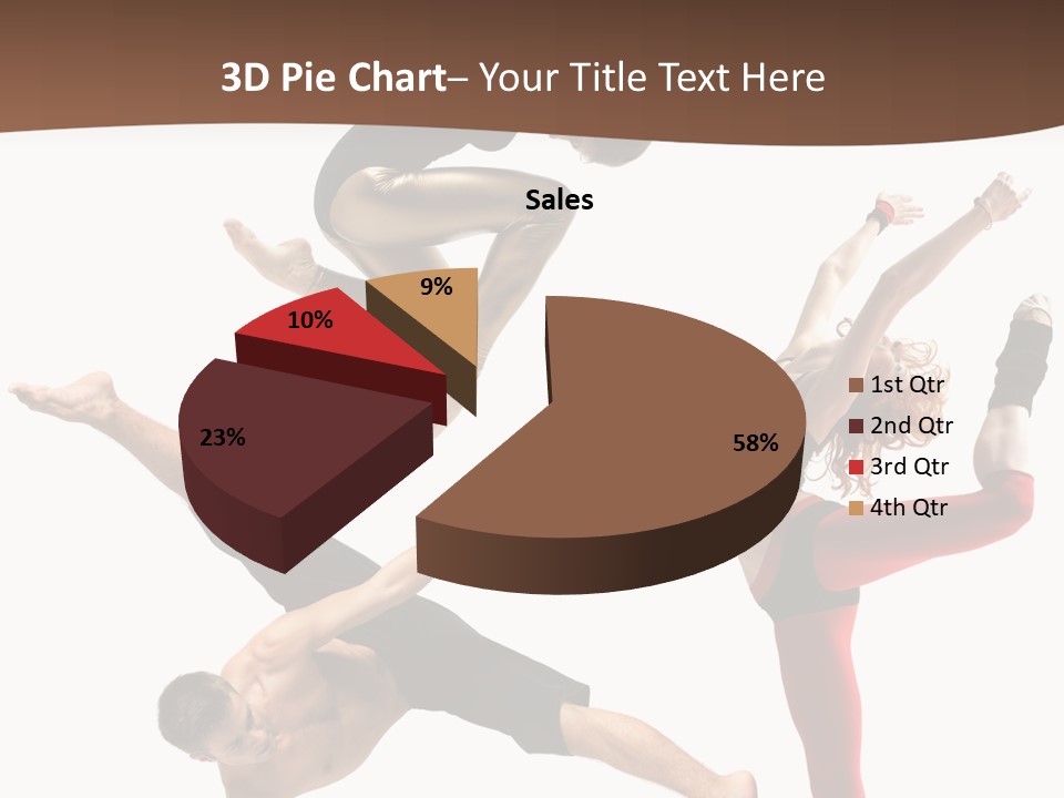 Sporty Temptation Fitness PowerPoint Template