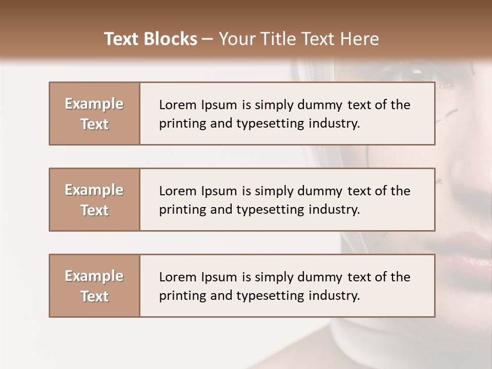 Bandage Background Sterile PowerPoint Template