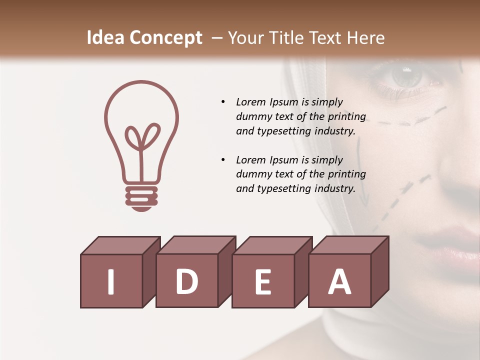 Bandage Background Sterile PowerPoint Template