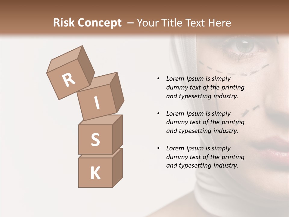 Bandage Background Sterile PowerPoint Template