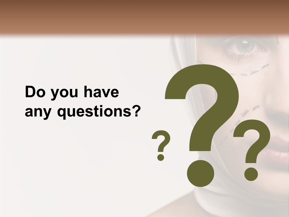 Bandage Background Sterile PowerPoint Template