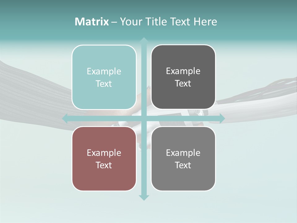 Cyborg Technology Friendship PowerPoint Template