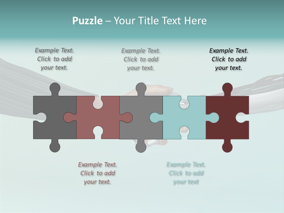 Cyborg Technology Friendship PowerPoint Template