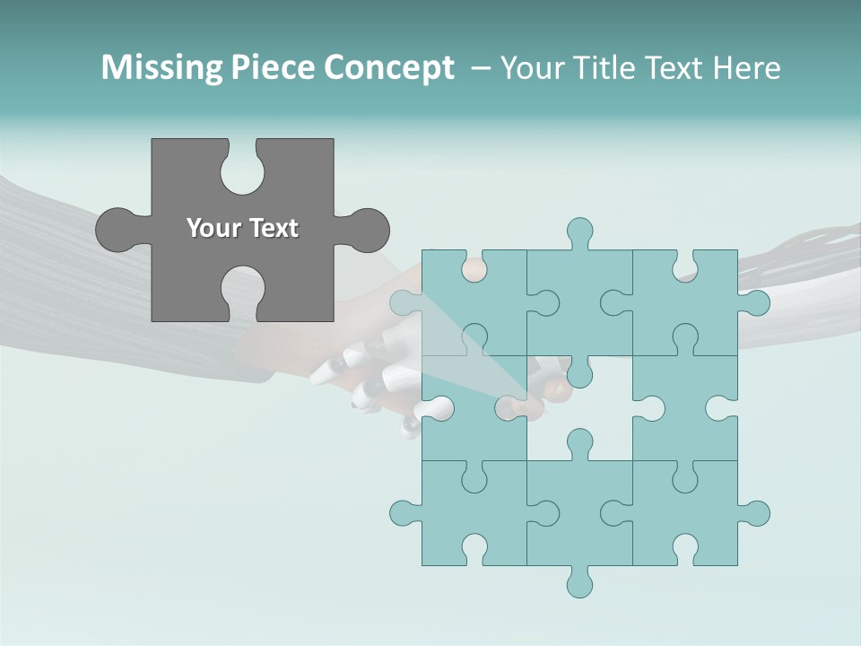 Cyborg Technology Friendship PowerPoint Template