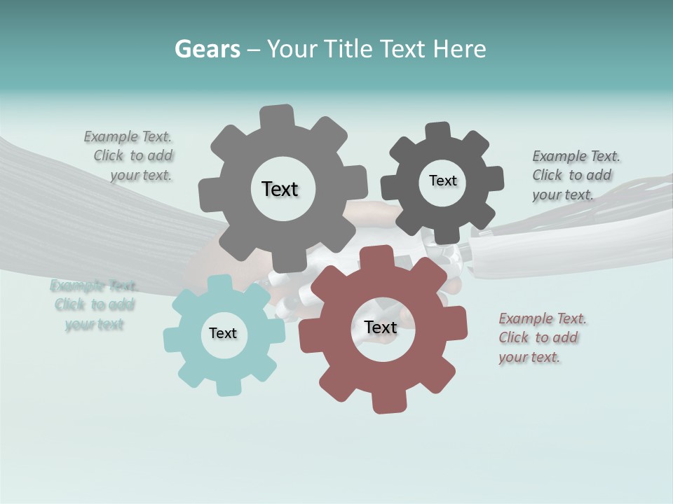 Cyborg Technology Friendship PowerPoint Template