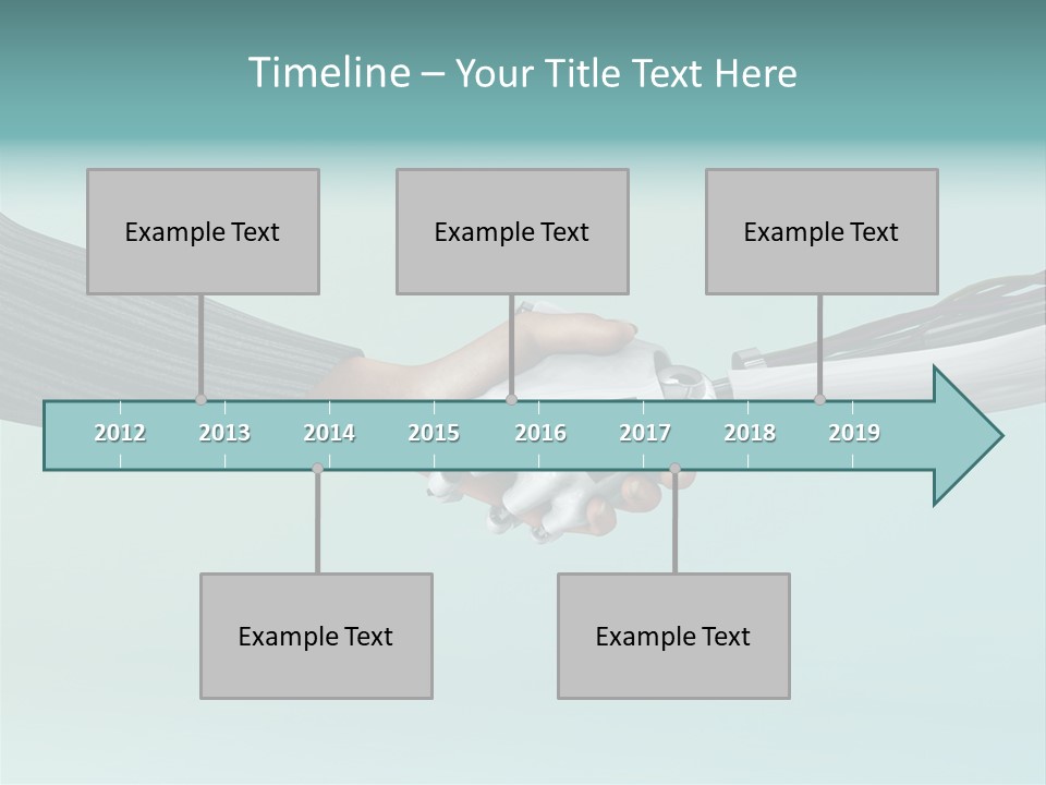 Cyborg Technology Friendship PowerPoint Template