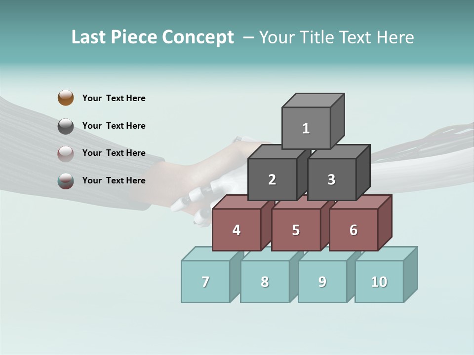 Cyborg Technology Friendship PowerPoint Template