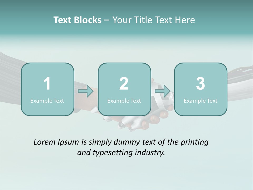 Cyborg Technology Friendship PowerPoint Template