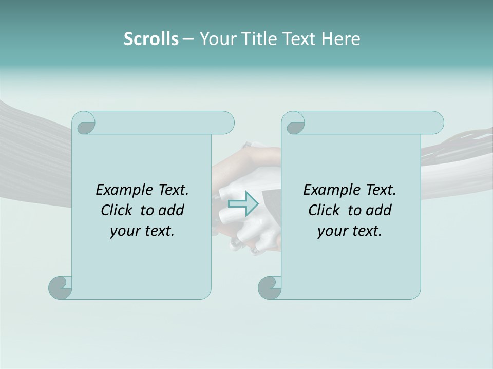 Cyborg Technology Friendship PowerPoint Template