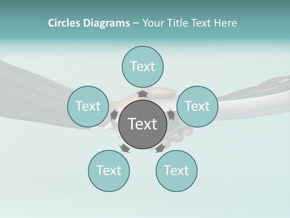 Cyborg Technology Friendship PowerPoint Template
