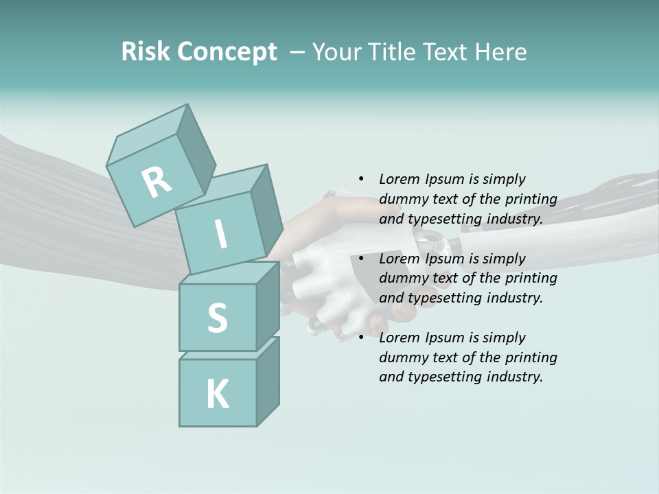 Cyborg Technology Friendship PowerPoint Template