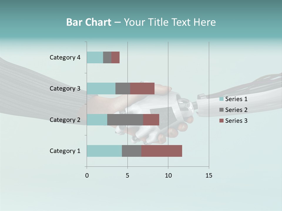 Cyborg Technology Friendship PowerPoint Template