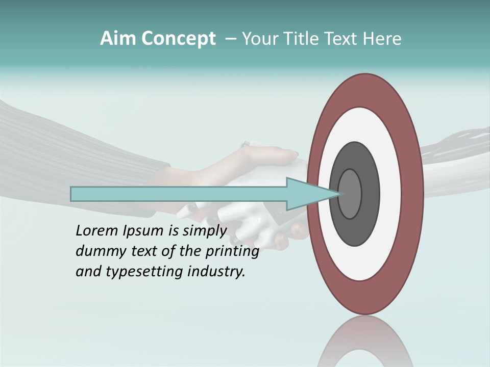 Cyborg Technology Friendship PowerPoint Template