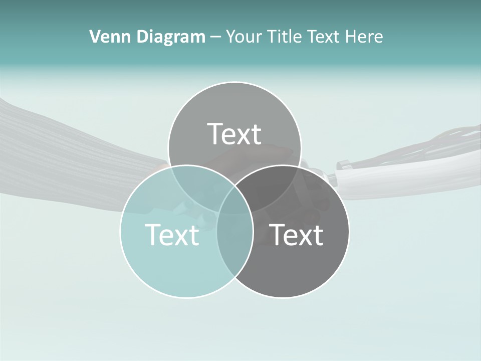 Cyborg Technology Friendship PowerPoint Template