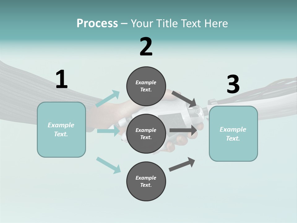 Cyborg Technology Friendship PowerPoint Template