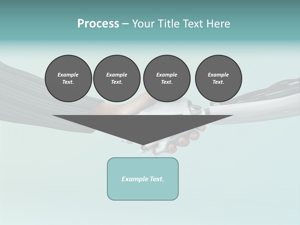 Cyborg Technology Friendship PowerPoint Template