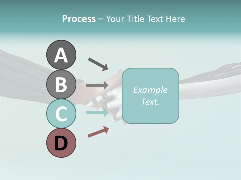 Cyborg Technology Friendship PowerPoint Template