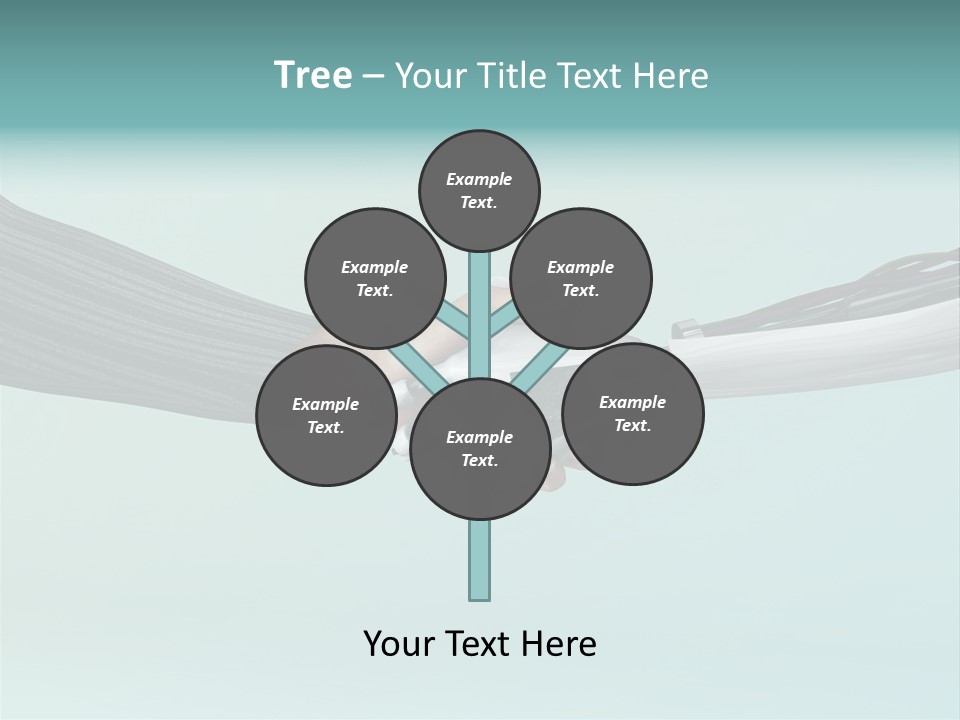 Cyborg Technology Friendship PowerPoint Template