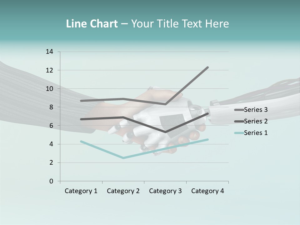 Cyborg Technology Friendship PowerPoint Template
