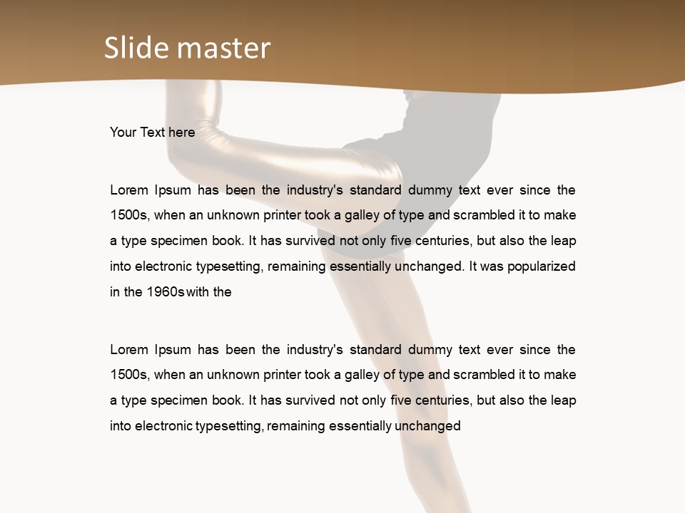 Behavior Jump Elegance PowerPoint Template