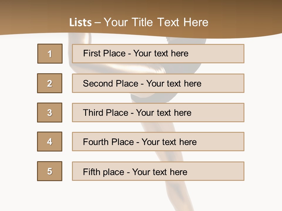 Behavior Jump Elegance PowerPoint Template