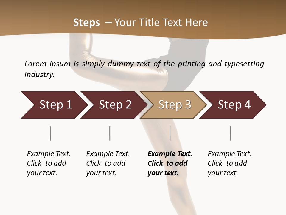 Behavior Jump Elegance PowerPoint Template