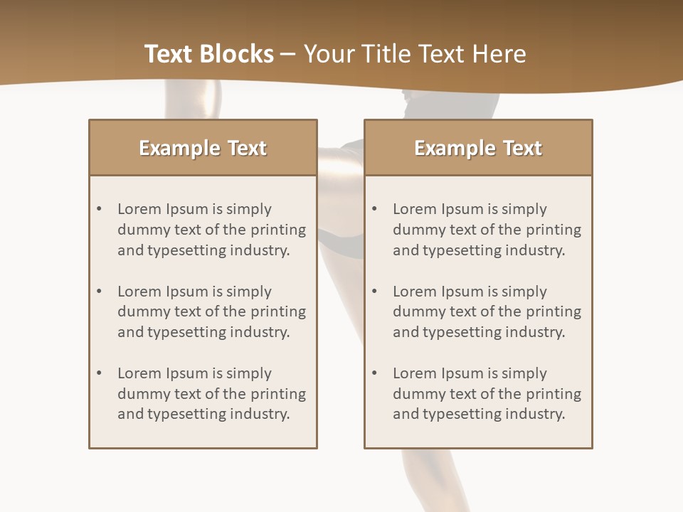 Behavior Jump Elegance PowerPoint Template