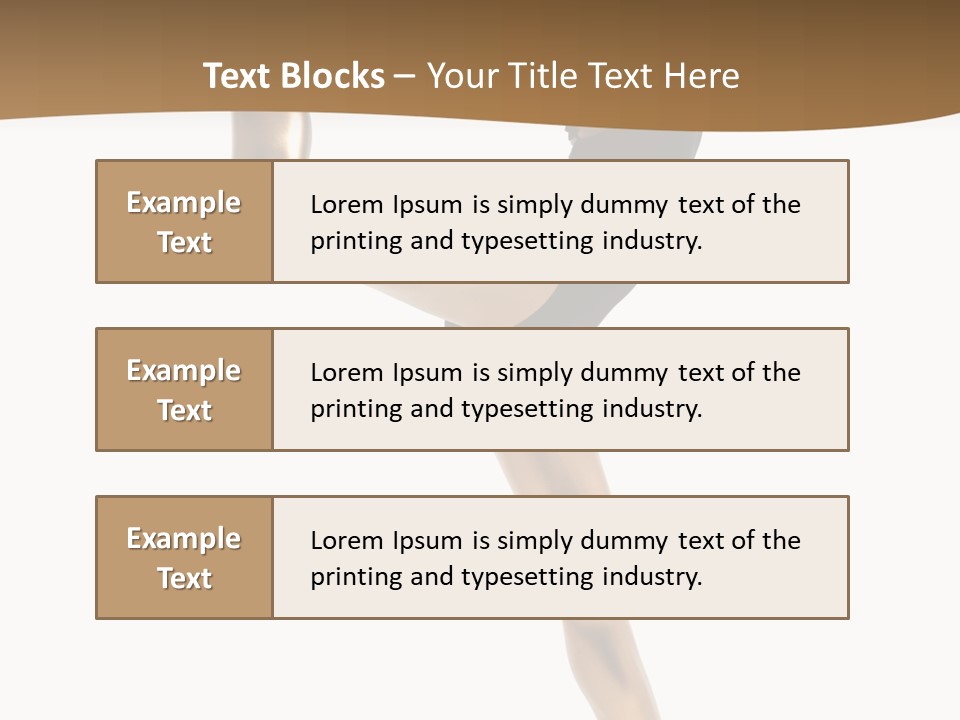 Behavior Jump Elegance PowerPoint Template