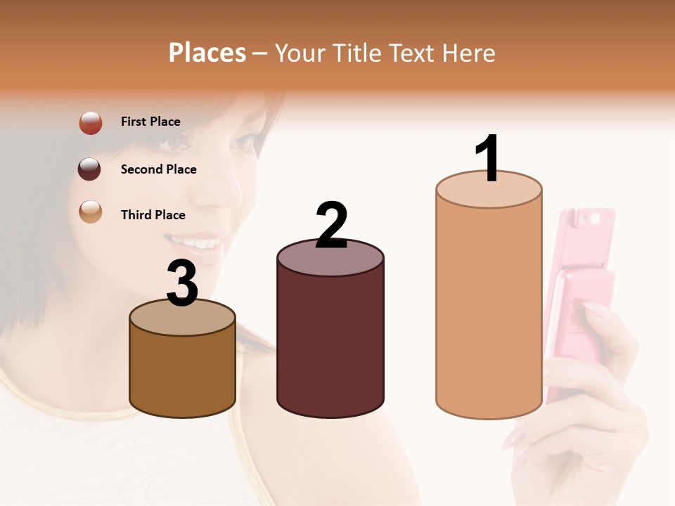 Sms Chatting Pink PowerPoint Template