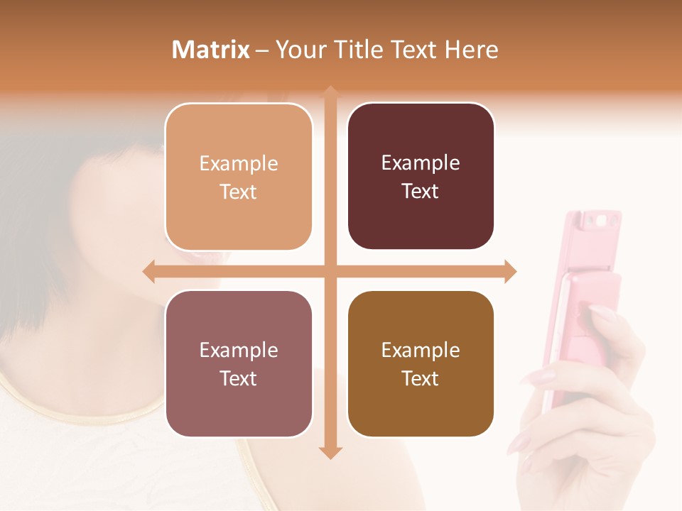 Sms Chatting Pink PowerPoint Template