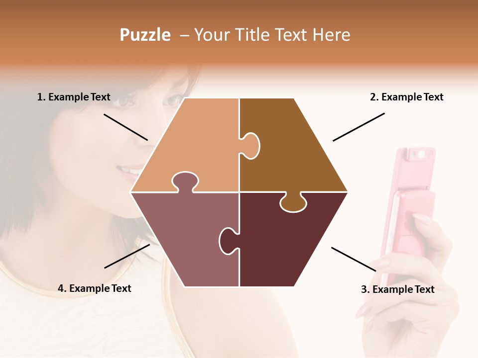 Sms Chatting Pink PowerPoint Template