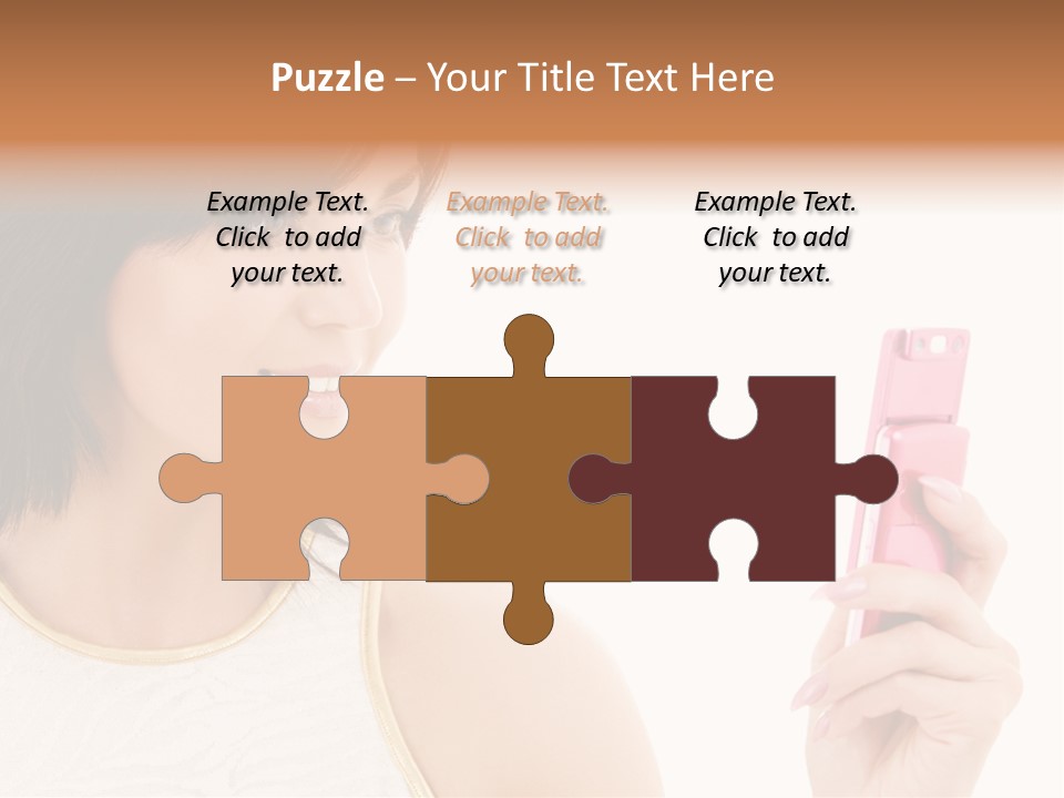 Sms Chatting Pink PowerPoint Template