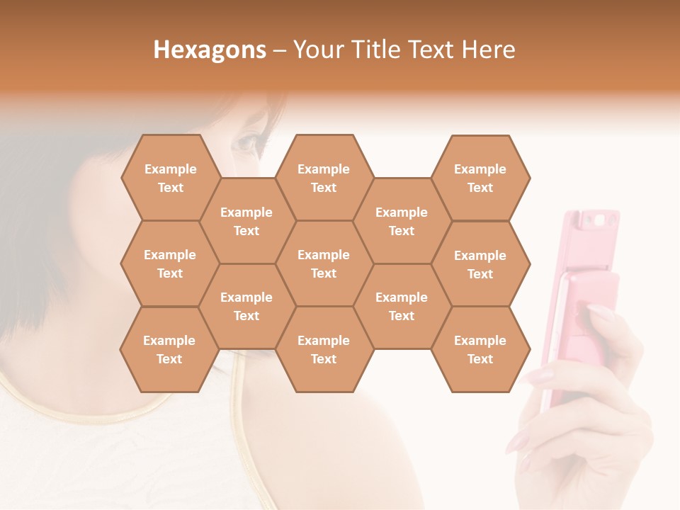 Sms Chatting Pink PowerPoint Template