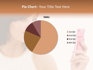 Sms Chatting Pink PowerPoint Template