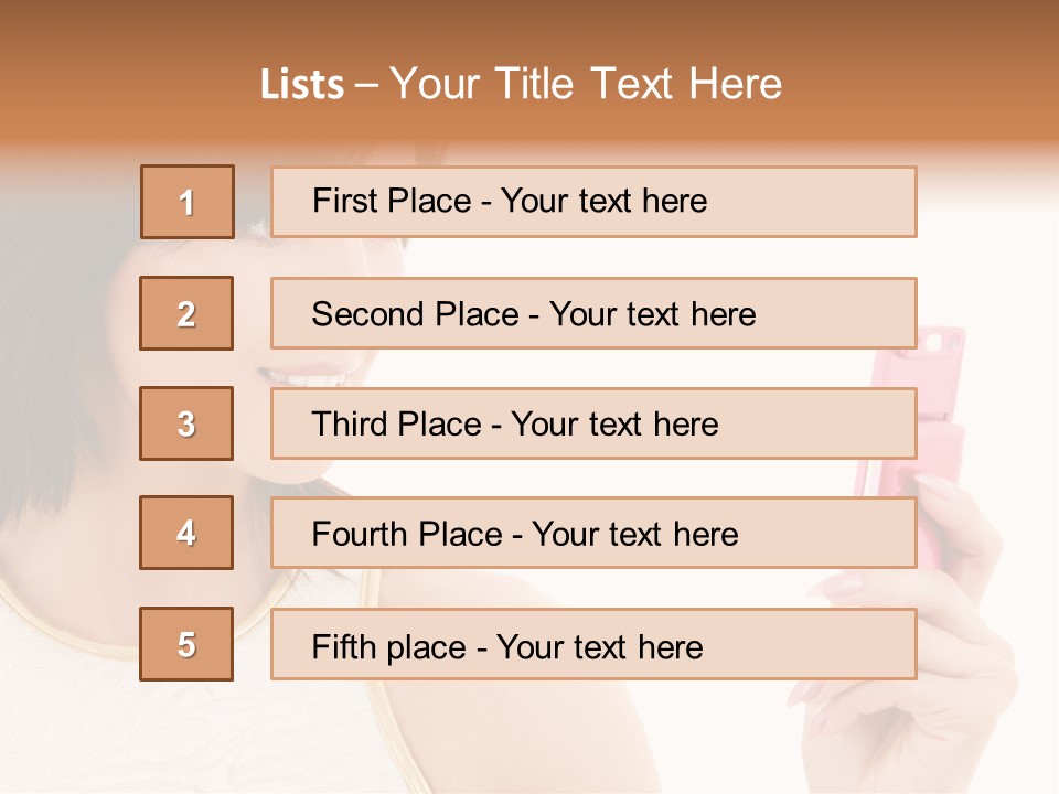 Sms Chatting Pink PowerPoint Template