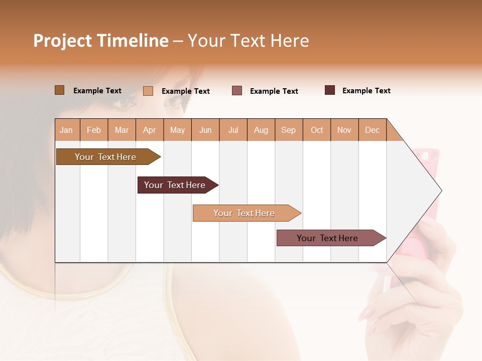 Sms Chatting Pink PowerPoint Template