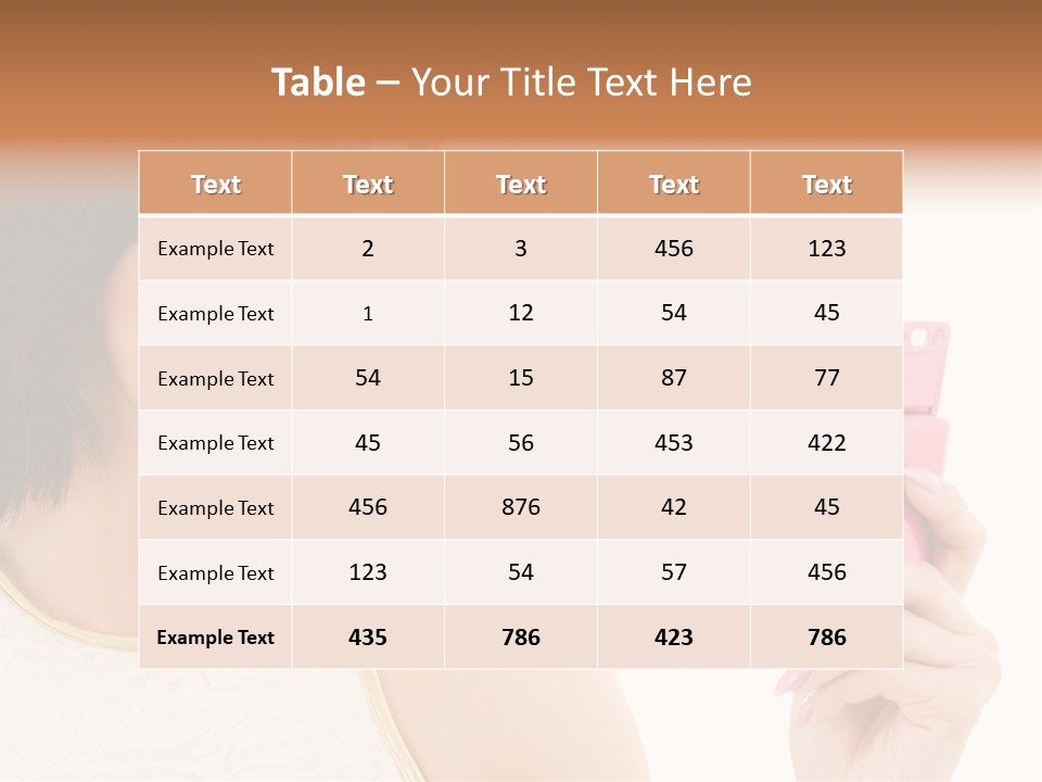 Sms Chatting Pink PowerPoint Template