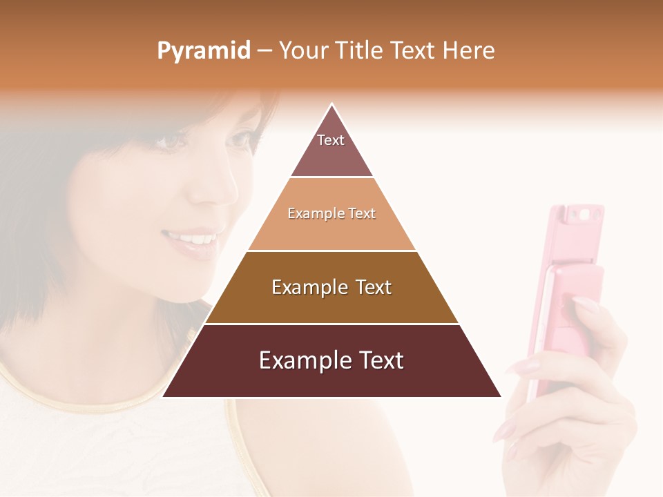 Sms Chatting Pink PowerPoint Template