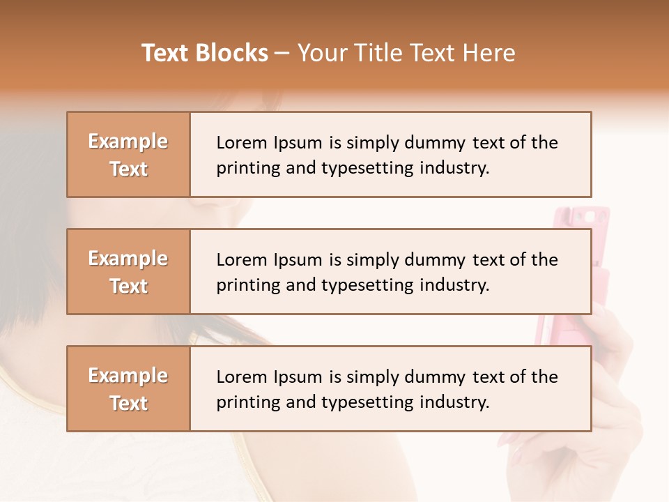Sms Chatting Pink PowerPoint Template