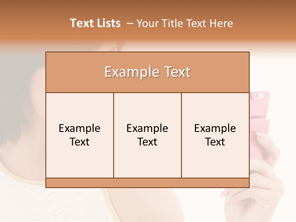 Sms Chatting Pink PowerPoint Template